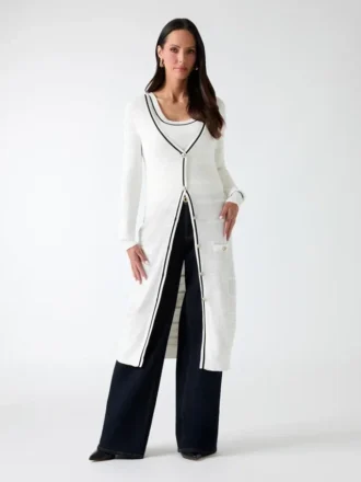 Ada Longline-Strickjacke