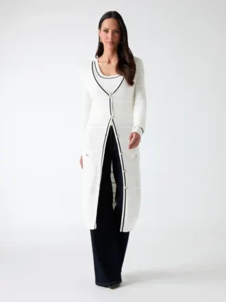 Ada Longline-Strickjacke
