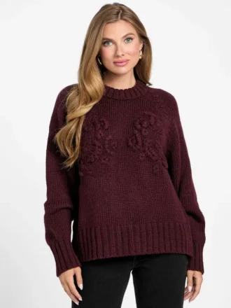 Ahlam Pullover mit Rundhalsausschnitt und Stickerei