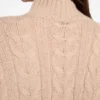 Aida Maxi-Pullover mit Zopfmuster