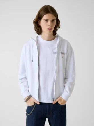 American Tradition Logo-Kapuzenpullover mit Reißverschluss