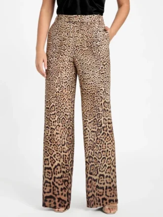 Amy Satin-Hose mit Print