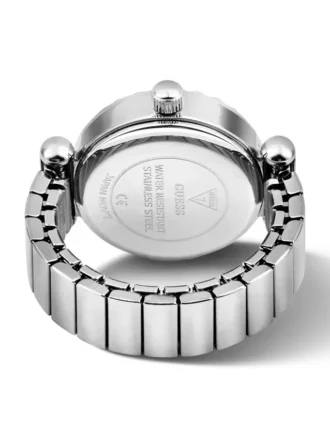 Analoge Uhr mit Kristall-Ring