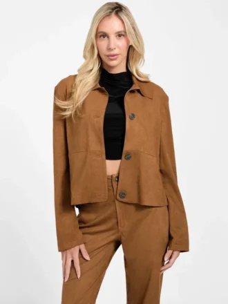 Aria Jacke aus Kunstwildleder