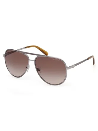 Aviator-Sonnenbrille mit Metallrahmen und Streifen