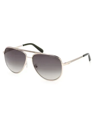 Aviator-Sonnenbrille mit Metallrahmen und Streifen
