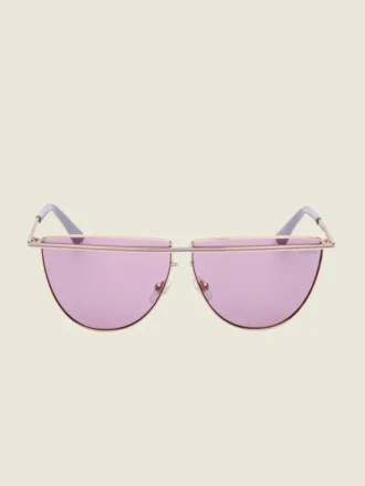 Aviator-Sonnenbrille mit oberem Steg