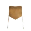 Bandeau aus gewaschenem Wildleder