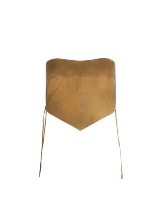 Bandeau aus gewaschenem Wildleder