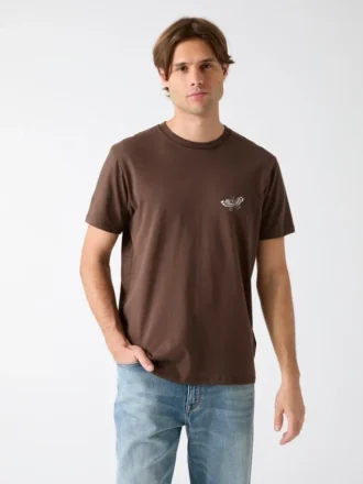 Bedrucktes Baumwoll-T-Shirt