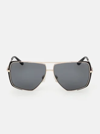 Übergroße Metall-Navigator-Sonnenbrille