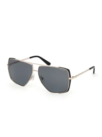 Übergroße Metall-Navigator-Sonnenbrille