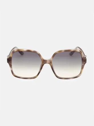 Übergroße quadratische Kunststoff-Sonnenbrille