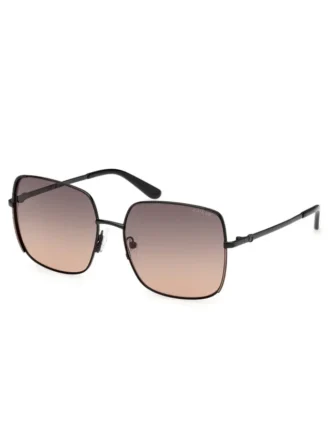 Übergroße quadratische Metall-Sonnenbrille
