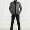 Bikerjacke aus echtem Leder