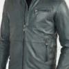 Bikerjacke aus echtem Leder