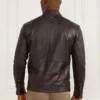 Bikerjacke aus echtem Leder