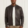 Bikerjacke aus echtem Leder