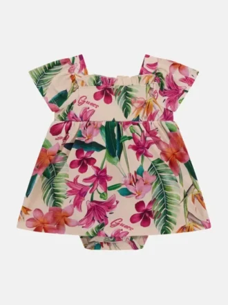 Bodykleid mit Eco-Blumenmuster (0–12 Monate)