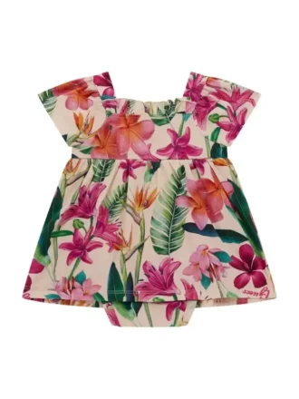 Bodykleid mit Eco-Blumenmuster (0–12 Monate)