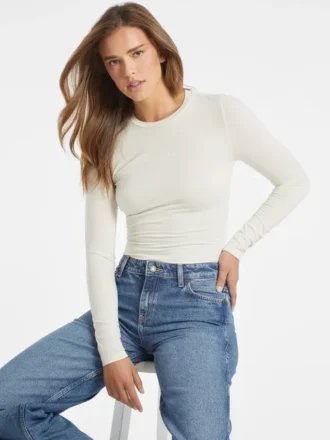 Bodysuit mit gesticktem Logo