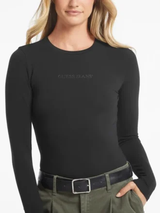 Bodysuit mit gesticktem Logo