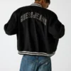 Bomberjacke aus Kunstwildleder Bomberjacke aus Kunstwildleder