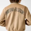 Bomberjacke aus Kunstwildleder Bomberjacke aus Kunstwildleder