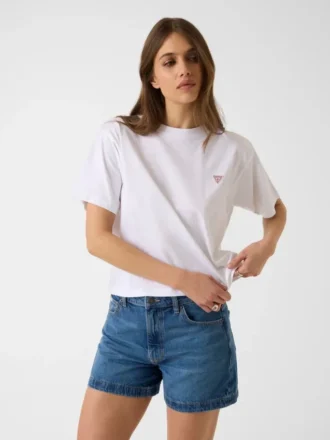 Boxy-T-Shirt mit kleinem Dreieck