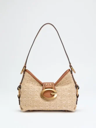 Camden Stroh-Mini-Schultertasche
