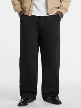 Chino-Hose mit weitem Bein