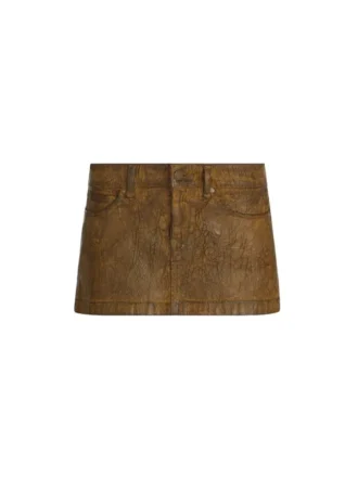 Crackle-Jeansrock