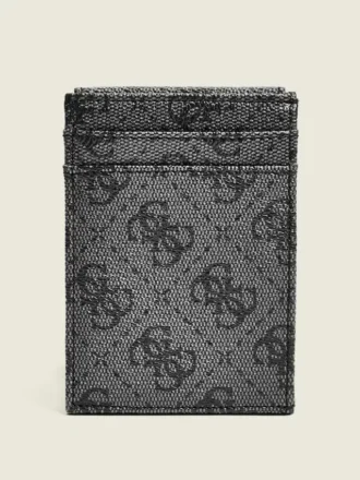 Don Kartenetui mit Logo-Print und Magnetverschluss