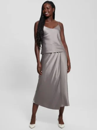 Eco Anastasia Midi-Satinrock Eco Anastasia Midi-Satinrock