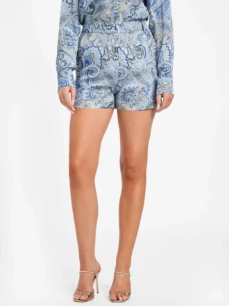 Eco Bianca bedruckte Shorts