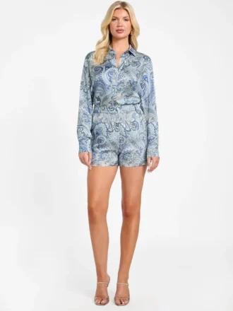 Eco Bianca bedruckte Shorts