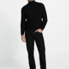 Eco Brandon Rollkragen-Pullover mit Zopfmuster
