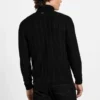 Eco Brandon Rollkragen-Pullover mit Zopfmuster