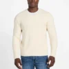 Eco Bryson Textur-Pullover mit V-Ausschnitt