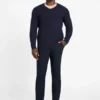 Eco Bryson Textur-Pullover mit V-Ausschnitt