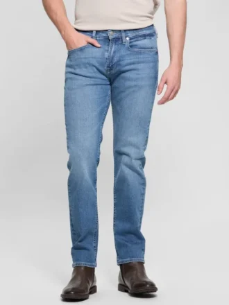 Eco Davis Straight-Jeans mit mittlerer Leibhöhe