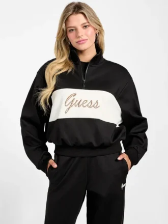 Eco Fabia Sweatshirt mit halbem Reißverschluss