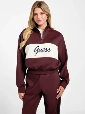 Eco Fabia Sweatshirt mit halbem Reißverschluss