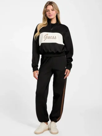 Eco Fabia Sweatshirt mit halbem Reißverschluss