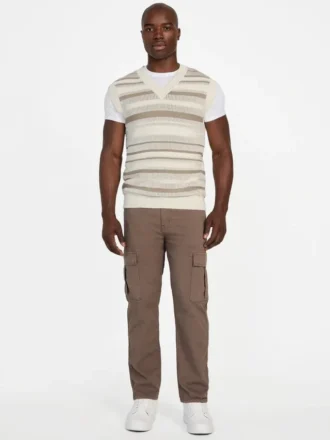 Eco Giffard gestreifter Pullover-Westen