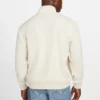 Eco Harris Twill Pullover mit Reißverschluss und Stehkragen