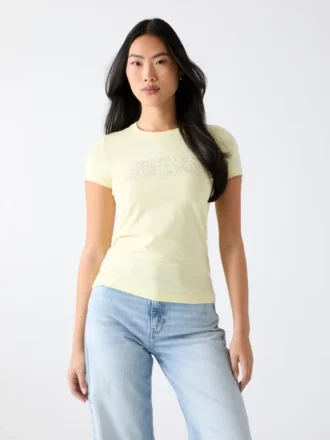 Eco Lace T-Shirt mit charakteristischem Logo