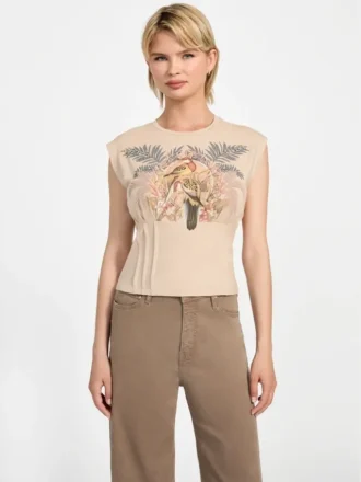 Eco Parakeet Korsett-T-Shirt