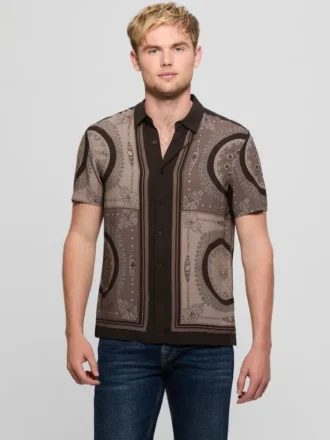 Eco Rayon-Hemd mit Medaillon