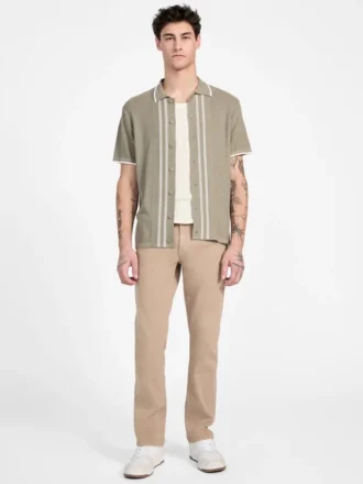 Eco Tyler Gestreiftes Pullover-Hemd